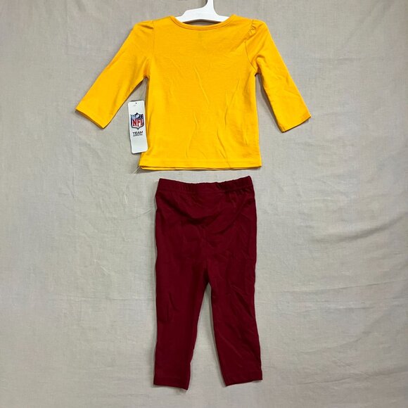 cTeam Apparel Kid's 12M Maroon/Yellow 2 Piece Set T-Shirt & Jogger Pants - Picture 4 of 16
